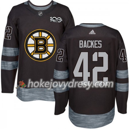 Pánské Hokejový Dres Boston Bruins David Backes 42 1917-2017 100th Anniversary Adidas Černá Authentic